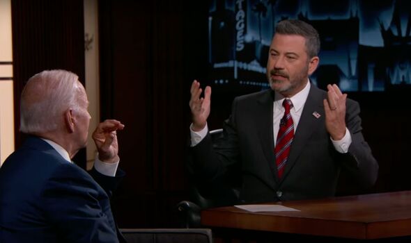 Joe Biden et Jimmy Kimmel