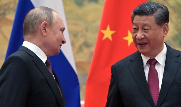 Poutine et Xi alliés 