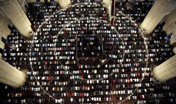 Prière de congrégation Islam Eid al Adha
