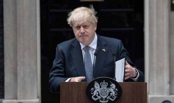 Boris Johnson a annoncé qu'il démissionnerait en attendant une course à la direction la semaine dernière.