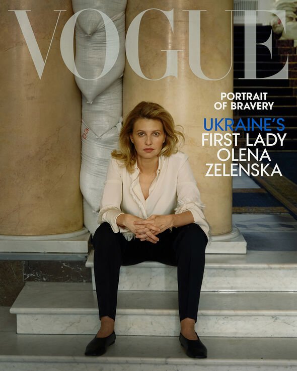 Olena Zelenska sur la couverture numérique de Vogue