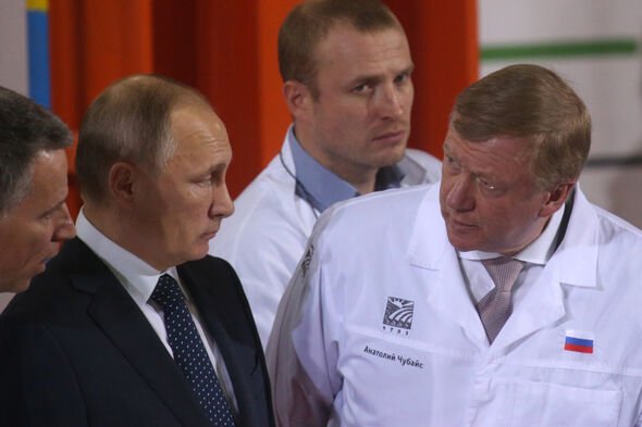 Vladimir Poutine et Anatoly Chubais