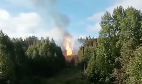 La Russie subit l'explosion d'un gazoduc dans le district de Prionezhsky.