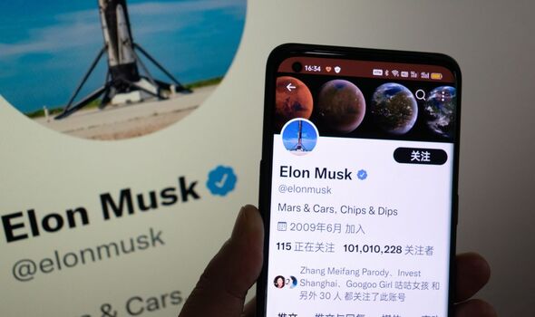 Profil twitter d'Elon Musk