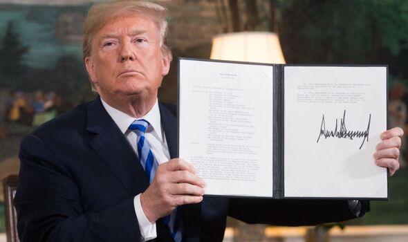 Trump : Un document signé pour rétablir les sanctions contre l'Iran