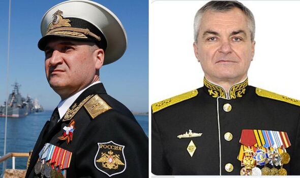 Le général Igor Osipov et l'amiral Viktor Sokolov.