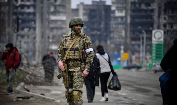 Soldat russe : A Mariupol