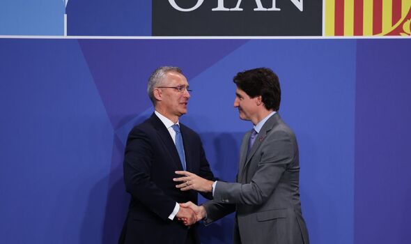 Le président Trudeau et Stoltenberg