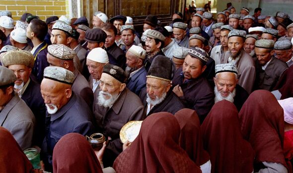 Photo d'hommes musulmans ouïgours