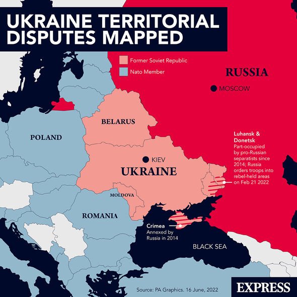 Le conflit territorial ukrainien est cartographié