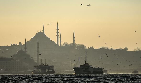L'horizon d'Istanbul.