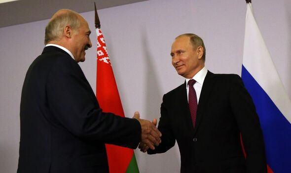 Lukashenko et Poutine. 