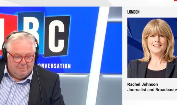 Nick Ferrari, animateur de LBC, s'entretient avec Rachel Johnson après le dernier discours de M. Johnson en tant que Premier ministre.
