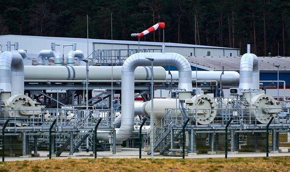 L'usine Nord Stream en Allemagne