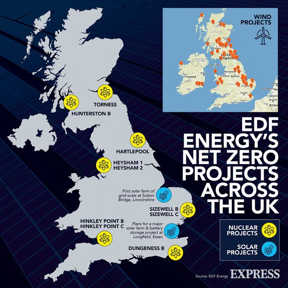 Projets d'EDF au Royaume-Uni