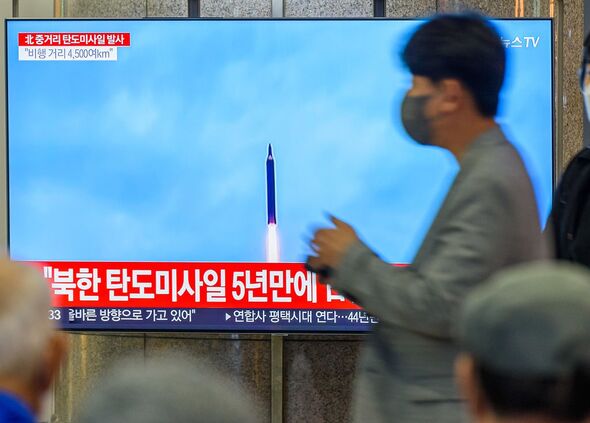Missile de la Corée du Nord 
