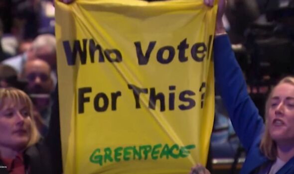 Activistes de Greenpeace