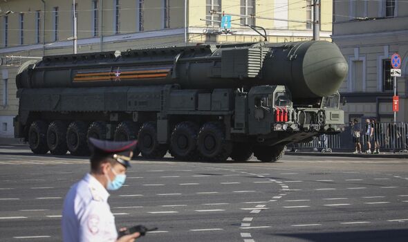 Un missile nucléaire russe.