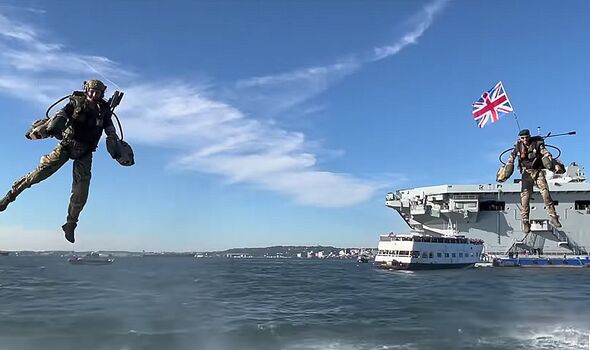 vidéo jet pack new york royal navy