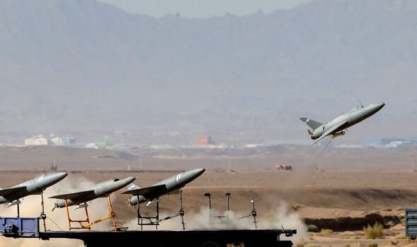 Exercice de lancement de drones iraniens