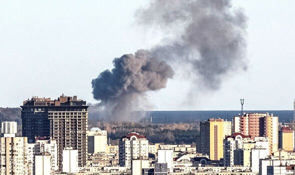 Kiev attaquée par des missiles russes 