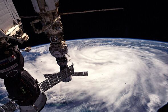 L'ouragan Ian, vu de l'ISS