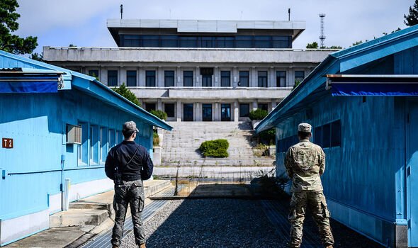 La zone démilitarisée entre la Corée du Nord et la Corée du Sud