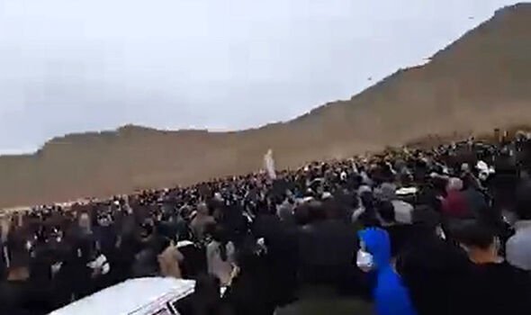 Manifestations à Fuladshahr en Iran 