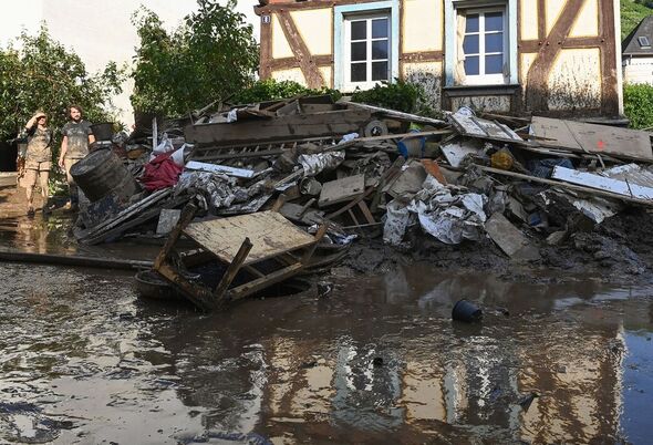 Conséquence des inondations en Allemagne en 2021.