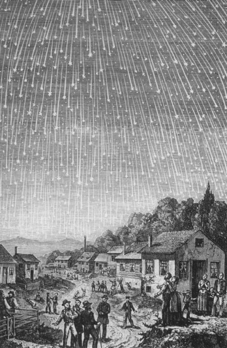 La tempête de météores des Léonides en 1833