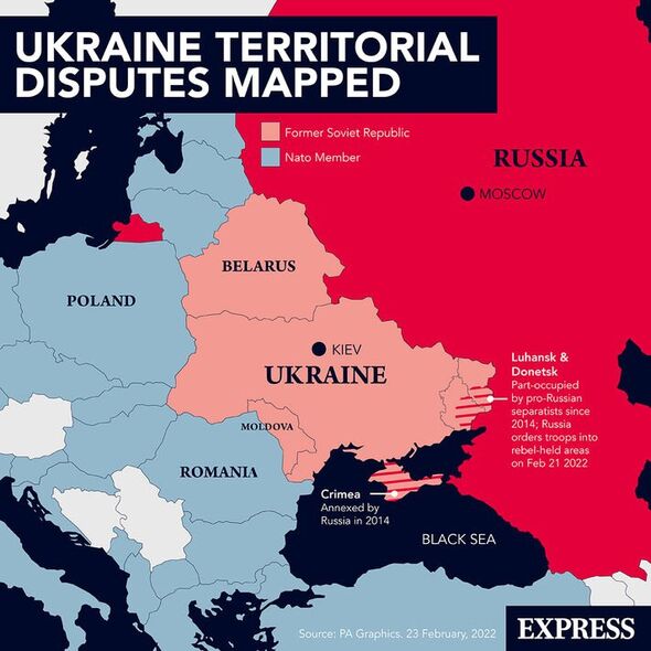 Les territoires ukrainiens que la Russie a tenté d'annexer