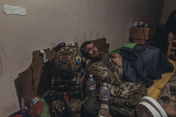 Un soldat ukrainien à Donetsk 