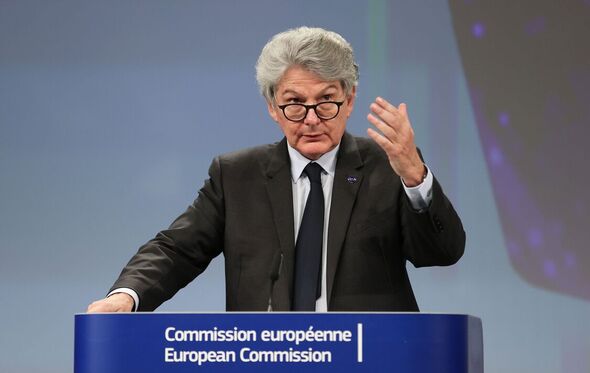 Le commissaire européen Thierry Breton