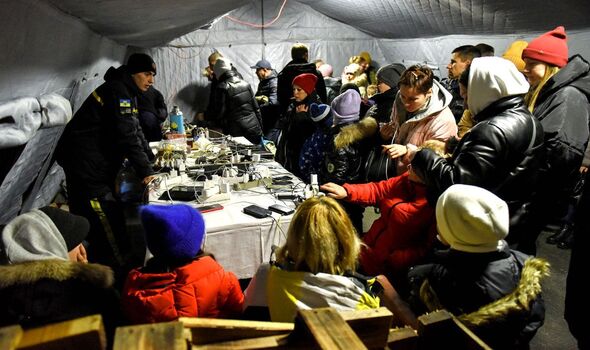 Les habitants de Kiev dans l'urgence 