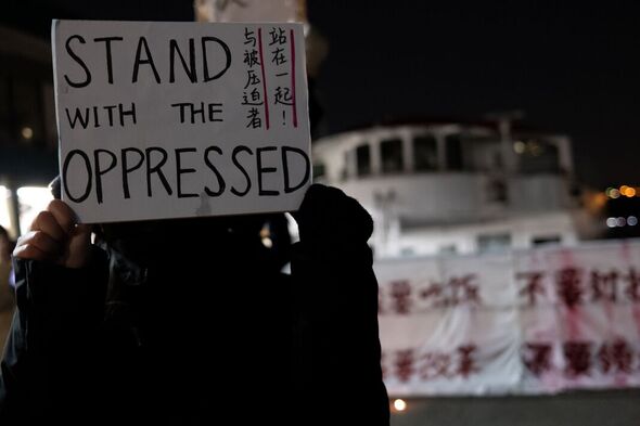 Rassemblement à New York pour soutenir les manifestants en Chine