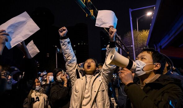 La Chine proteste