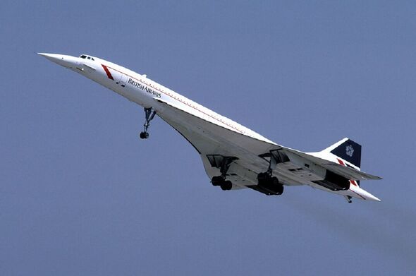 Un avion de ligne Concorde