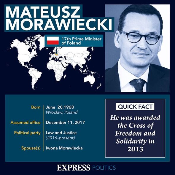 Pologne : Le Premier ministre Mateusz Morawiecki.