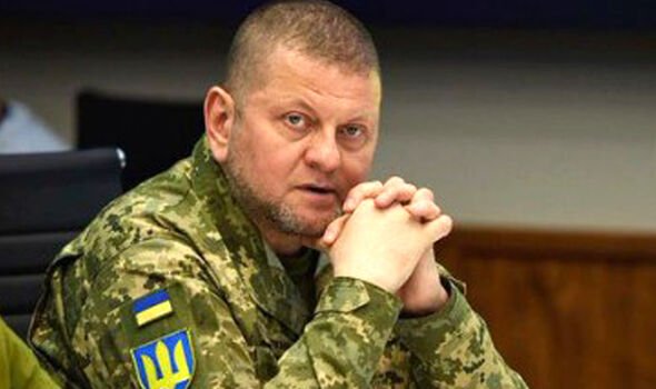Commandant en chef ukrainien Valerii Zaluzhnyi