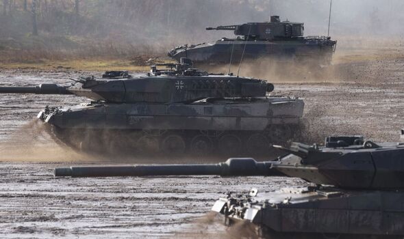 Chars Leopard 2 de fabrication allemande