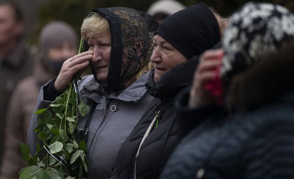 Funérailles des personnes tuées dans un accident d'hélicoptère en Ukraine