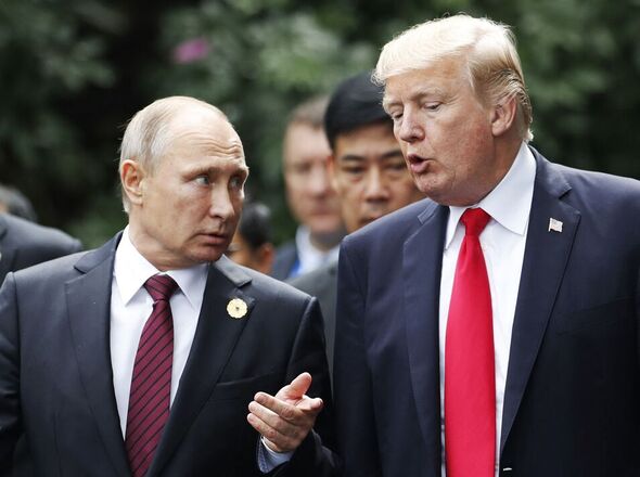 Vladimir Poutine et DOnald Trump