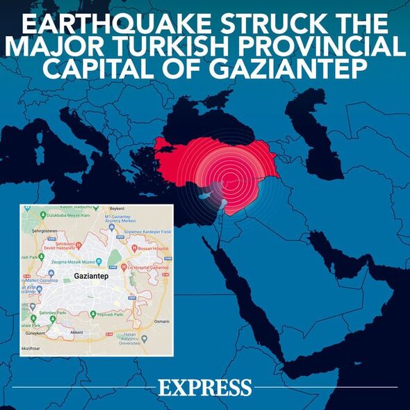 Les régions affectées par le tremblement de terre 7.8 200 milles 
