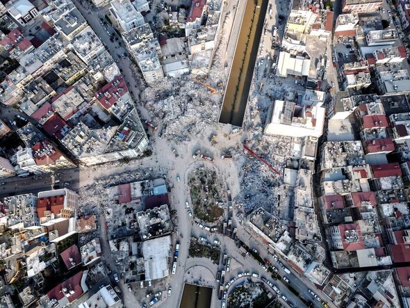 Les conséquences du tremblement de terre à Iskenderun, Turquie