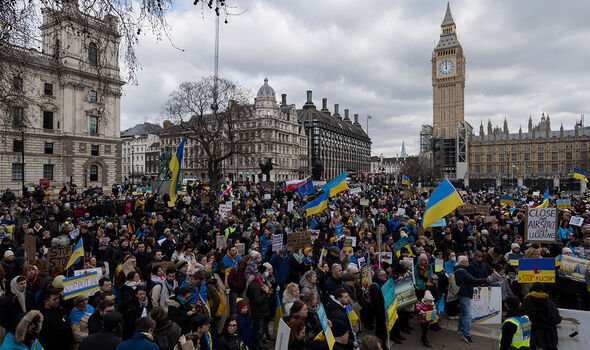 De nombreux Ukrainiens sont venus au Royaume-Uni
