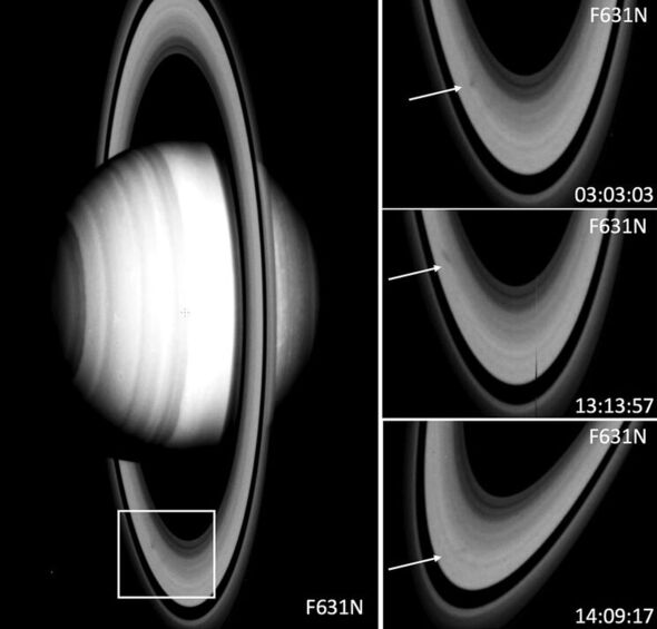 Les rayons de Saturne vus par Hubble en 2022.
