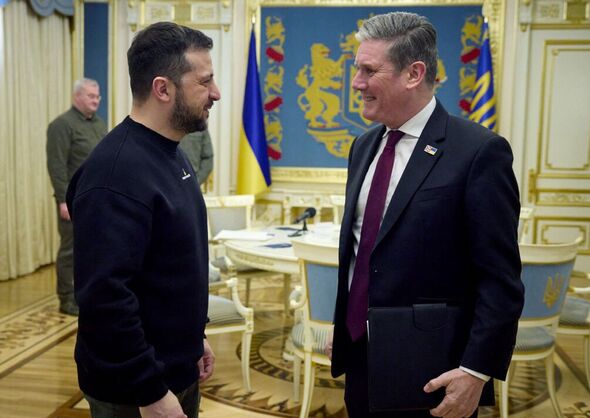 Keir Starmer a rencontré le Président Volodymyr Zelensky à Kyiv.