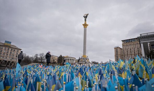 Place de l'Indépendance de Kiev 2023
