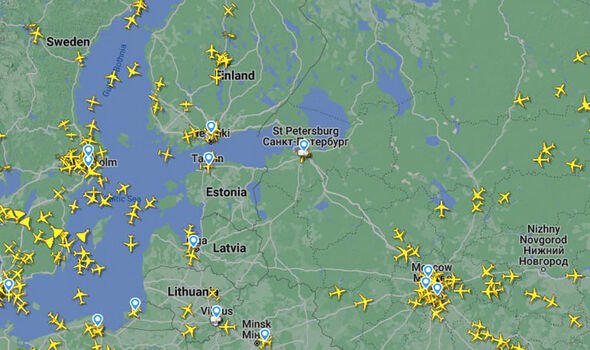 L'espace aérien de Saint-Pétersbourg a été fermé dans un rayon de 200 km 