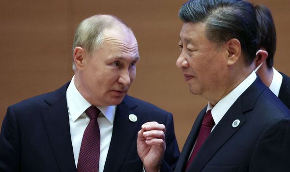 Vladimir Poutine et Xi Jinping.